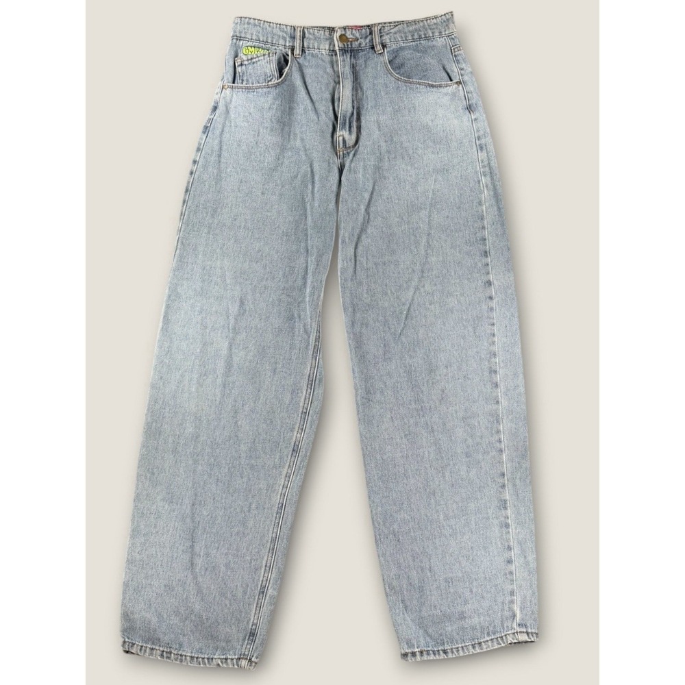 Empyre Tori Womens Carpenter Skate Baggy Straight Jeans Blue High Waist Size 9